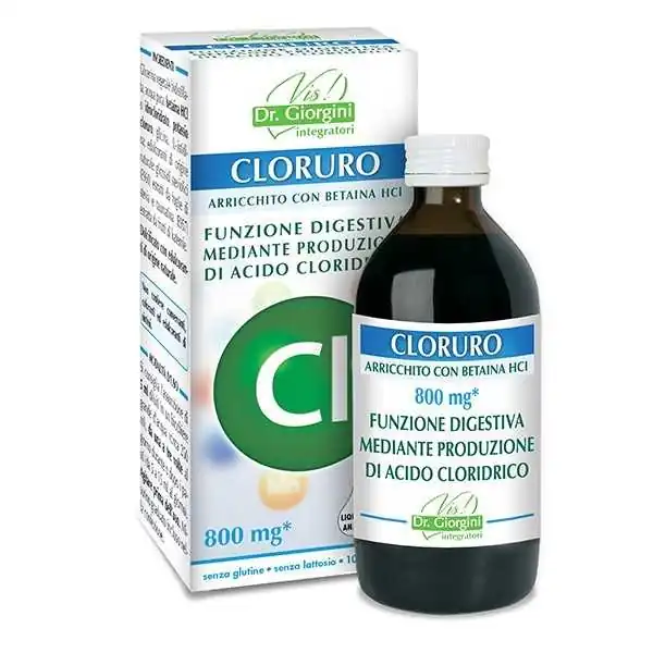 DR.GIORGINI CLORURO 200 ml liquido analcoolico, Dr Giorgini