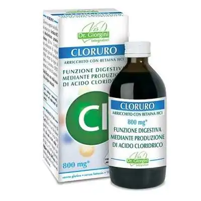 DR.GIORGINI CLORURO 200 ml liquido analcoolico, Dr Giorgini