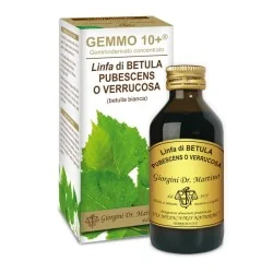 DR.GIORGINI GEMMO 10+ Betulla Bianca Linfa 100 ml liquido analcoolico, Dr Giorgini