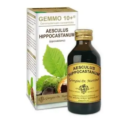 DR.GIORGINI GEMMO 10+ Ippocastano 100 ml liquido analcoolico, Dr Giorgini