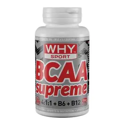 WHY SPORT BCAA SUPREME 4:1:1 + B6 + B12 100 compresse, WHY SPORT