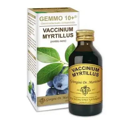 DR.GIORGINI GEMMO 10+ Mirtillo Nero 100 ml liquido analcoolico, Dr Giorgini