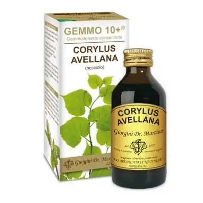 DR.GIORGINI GEMMO 10+ Nocciolo 100 ml liquido analcoolico, Dr Giorgini