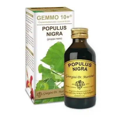 DR.GIORGINI GEMMO 10+ Pioppo Nero 100 ml liquido analcoolico, Dr Giorgini