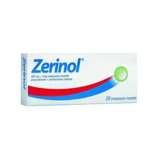 ZERINOL 20 COMPRESSE RIVESTITE 300MG+2MG, SANOFI SPA