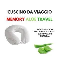 CUSCINO DA VIAGGIO MEMORY ALOE TRAVEL,
