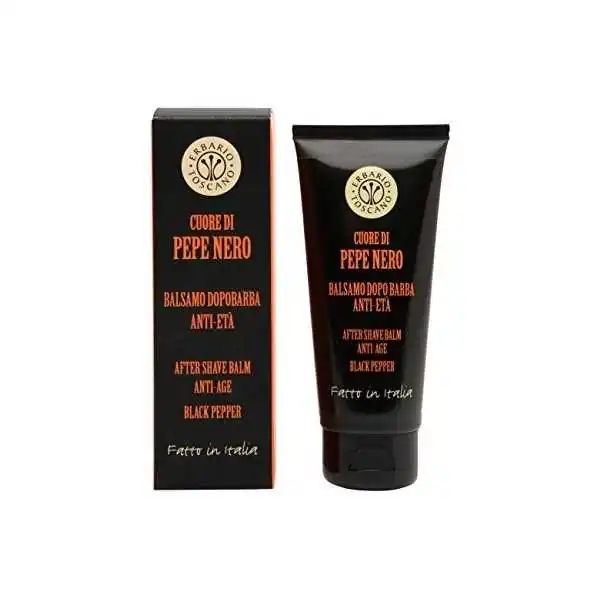 ERBARIO TOSCANO- BALSAMO DOPOBARBA ANTI-ETA' CUORE DI PEPE NERO, ERBARIO TOSCANO