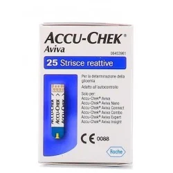Accu-Chek Aviva 25 Strisce Reattive | Farma di Fiducia