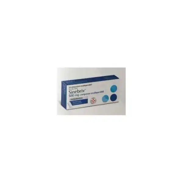 SINEBRIV PARACETAMOLO  20 COMPRESSE 500mg ORODISPERSIBILI, AUROBINDO