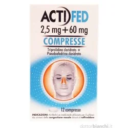 ACTIFED 2,5mg + 60mg compresse, Johnson&amp;amp;Johnson