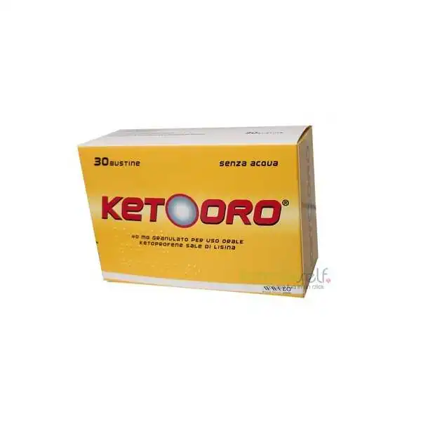 KETOORO 40mg KETOPROFENE  30 Bustine orosolubili, EG EUROGENERICI