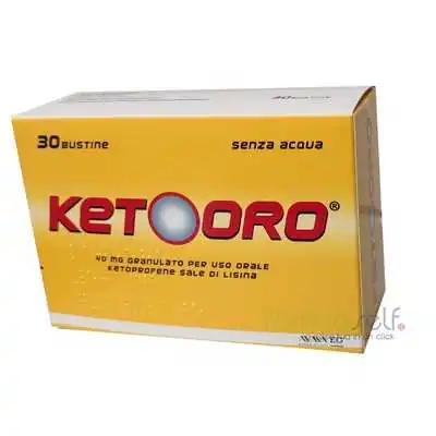 KETOORO 40mg KETOPROFENE  30 Bustine orosolubili, EG EUROGENERICI