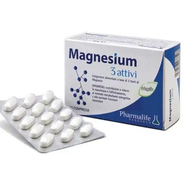 PHARMALIFE MAGNESIUM TRE ATTIVI 60 Compresse, Pharmalife Research srl