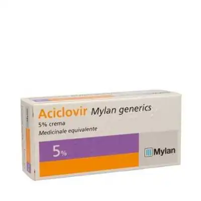 ACICLOVIR MYLAN *CREMA 3G 5%, Mylan