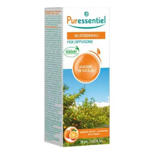 MISCELA VIAGGIO IN SICILIA DIFFUS 30ML, PURESSENTIEL