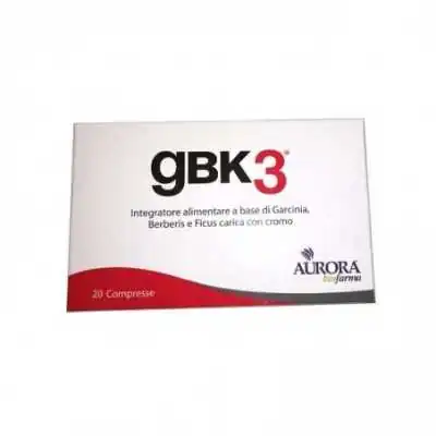 GBK3 20 COMPRESSE, AURORA BIOFARMA
