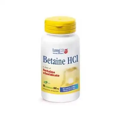 LONGLIFE BETAINE HCL 90CPR, LONGLIFE