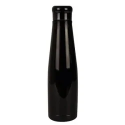 Borraccia termica in acciaio Nero cromato/Black Chrome, Woodenway