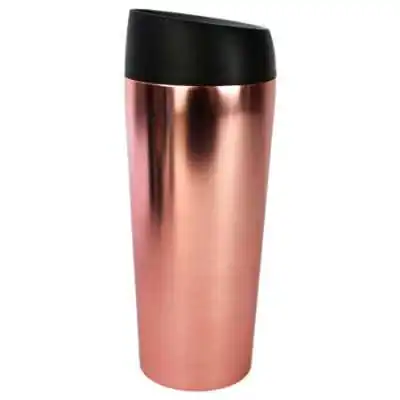 Travel Mug termica in acciaio Oro Rosa, Woodenway
