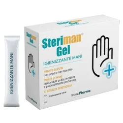 Steriman Gel - 20 bustine Igenizzanti Mani | Risparmia in farmacia