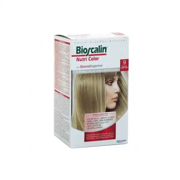 BIOSCALIN NUTRI COLOR TINTA 9 BIONDO CHIARISSIMO, Bioscalin