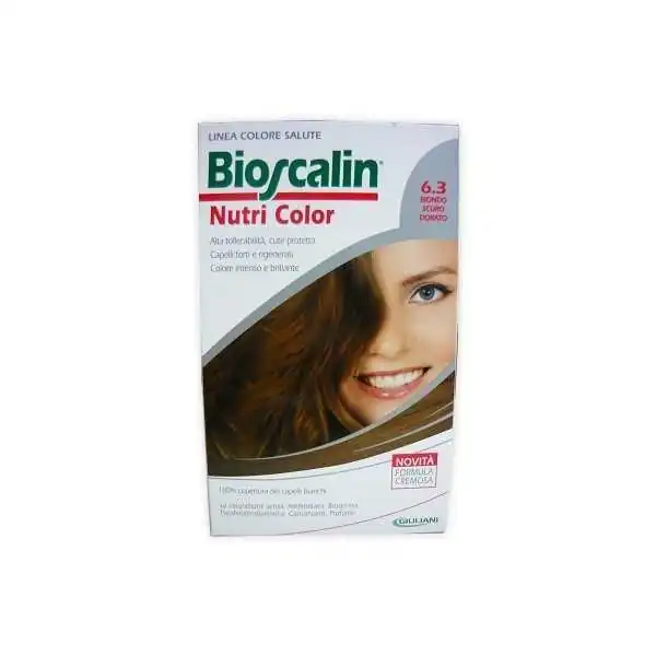 BIOSCALIN NUTRI COLOR TINTA 6.3 BIO SCURO DOR, Bioscalin