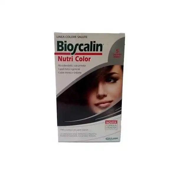 BIOSCALIN NUTRI COLOR TINTA 5 CASTANO CHIARO, Bioscalin