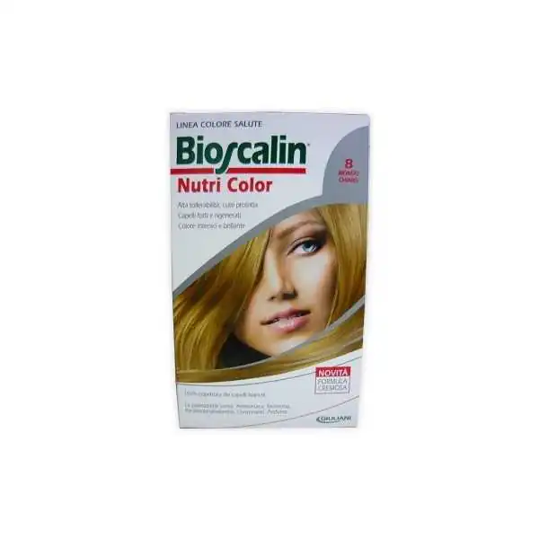 BIOSCALIN NUTRI COLOR TINTA 8 BIONDO CHIARO, Bioscalin