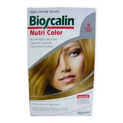 BIOSCALIN NUTRI COLOR TINTA 8 BIONDO CHIARO, Bioscalin