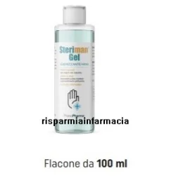 Steriman Gel - Flaconcino da 100ml Gel igienizzante mani, PROMOPHARMA SPA