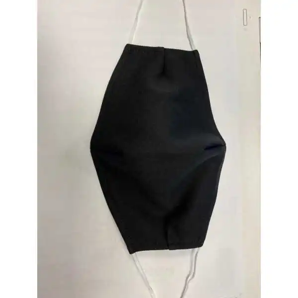 Mascherina Nera Lavabile - Cotone - Adulti
