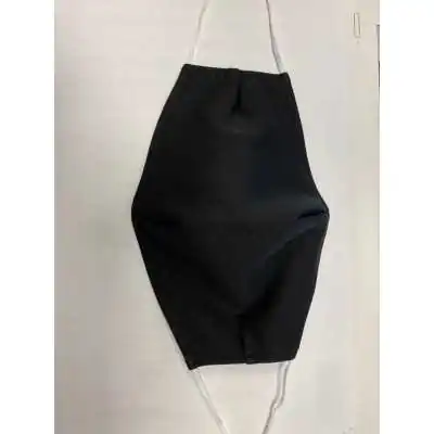 Mascherina Nera Lavabile - Cotone - Adulti
