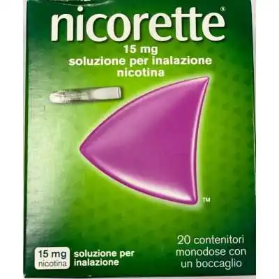 NICORETTEQUICK 20 Contenitoro monodose con boccaglio, Johnson&amp;amp;Johnson