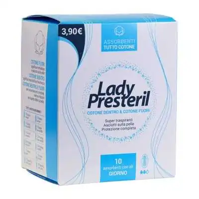 Lady Presteril 10 Assorbenti Giorno Ali | Farma di Fiducia
