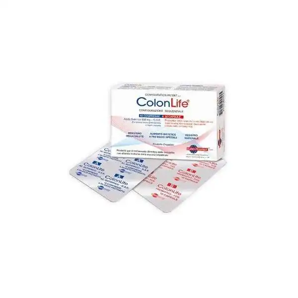 Colonlife 10 compresse + 10 capsule Probiotico,
