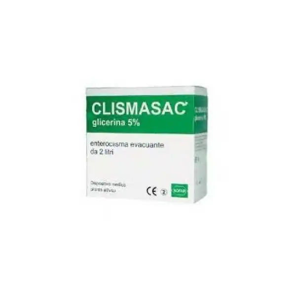 Clismasac Enteroclisma Evacuante a Base di Glicerina al 5%, Sofar