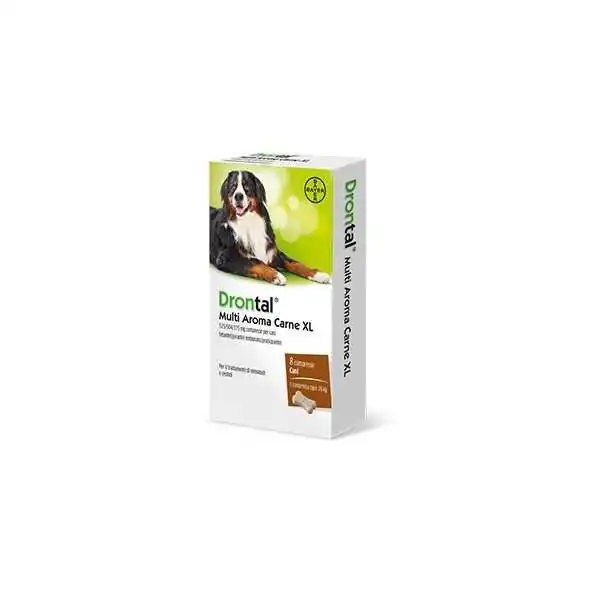 Drontal XL Multi Aroma 8 Compresse | Farma di Fiducia