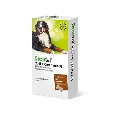 Drontal XL Multi Aroma 8 Compresse | Farma di Fiducia