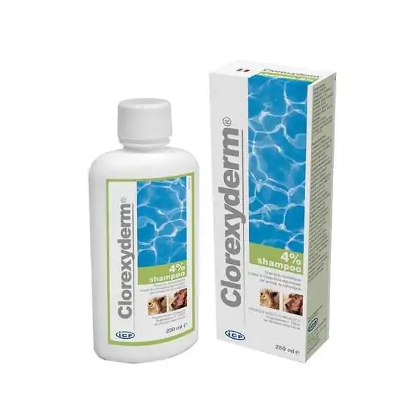 Clorexyderm Shampo 4% 250 mL | Farma di Fiducia