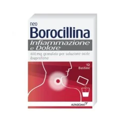 NEOBorocillina Infiammazione e Dolore 12 Bustine 400ng Ibuprofene, ALFASIGMA SpA