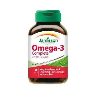 Jamieson Omega 3 Complete 80 Perle | Farma di Fiducia