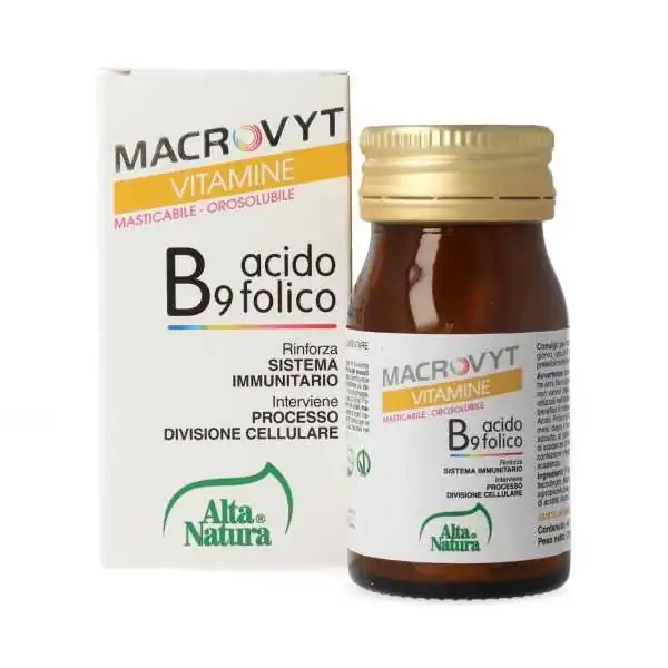 Macrovyt B9 Acido Folico 40 Compresse | Farma di Fiducia