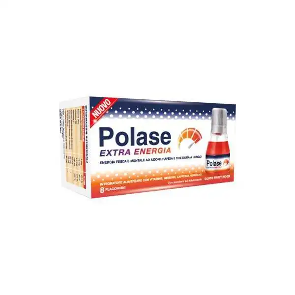Polase Extra Energia 8 flaconcini, GLAXOSMITHKLINE C.HEALTH.Srl