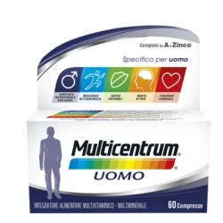 Multicentrum Uomo 60 Compresse, GLAXOSMITHKLINE C.HEALTH.Srl