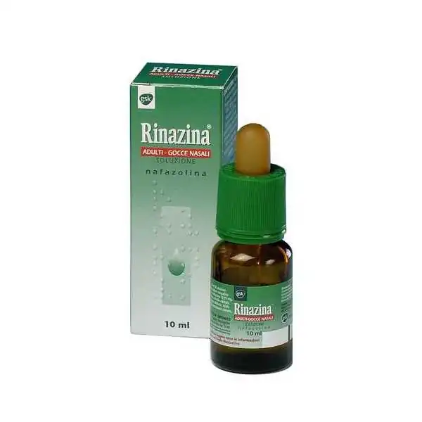 RINAZINA Adulti Gocce 10ML 10MG 0,1% Nafazoline  |  Farma di Fiducia