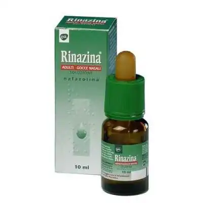 RINAZINA Adulti Gocce 10ML 10MG 0,1% Nafazoline  |  Farma di Fiducia
