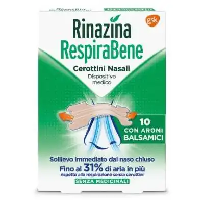 Rinazina Respirabene Balsamico 10 cer | Risparmia in Farmacia