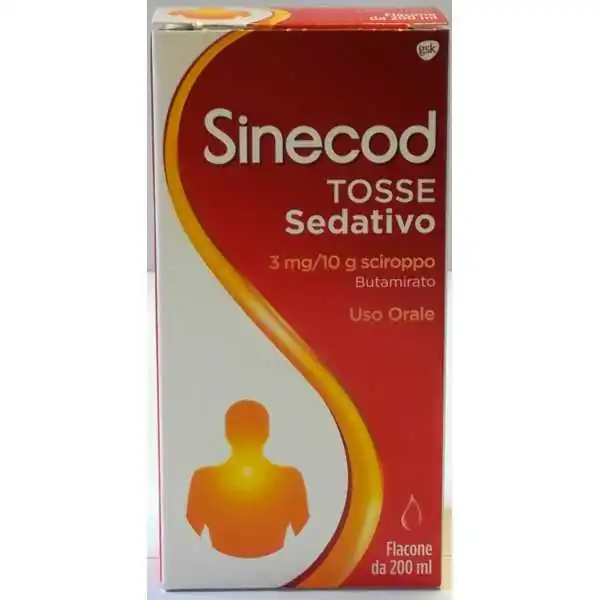 Sinecod Tosse Sedativo 200ml3mg/10g, GLAXOSMITHKLINE C.HEALTH.Srl