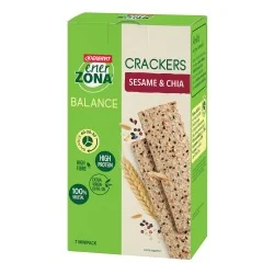 Enerzona Balance Snack Crackers Sesame & Chia 7 Minipack da 25 g | Farma di Fiducia
