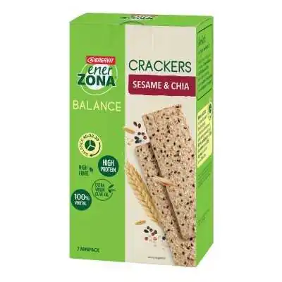Enerzona Balance Snack Crackers Sesame & Chia 7 Minipack da 25 g | Farma di Fiducia